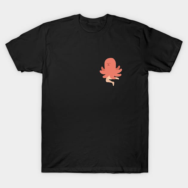 Octopus with Legs | Cute | Weird | High Quality | Gift | Minimalist T-Shirt by WiseCat